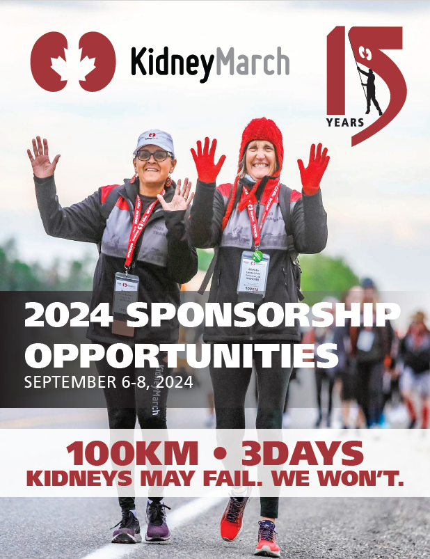 Cover Image for the Sponsorship Opportunities. Features two participants and logo.